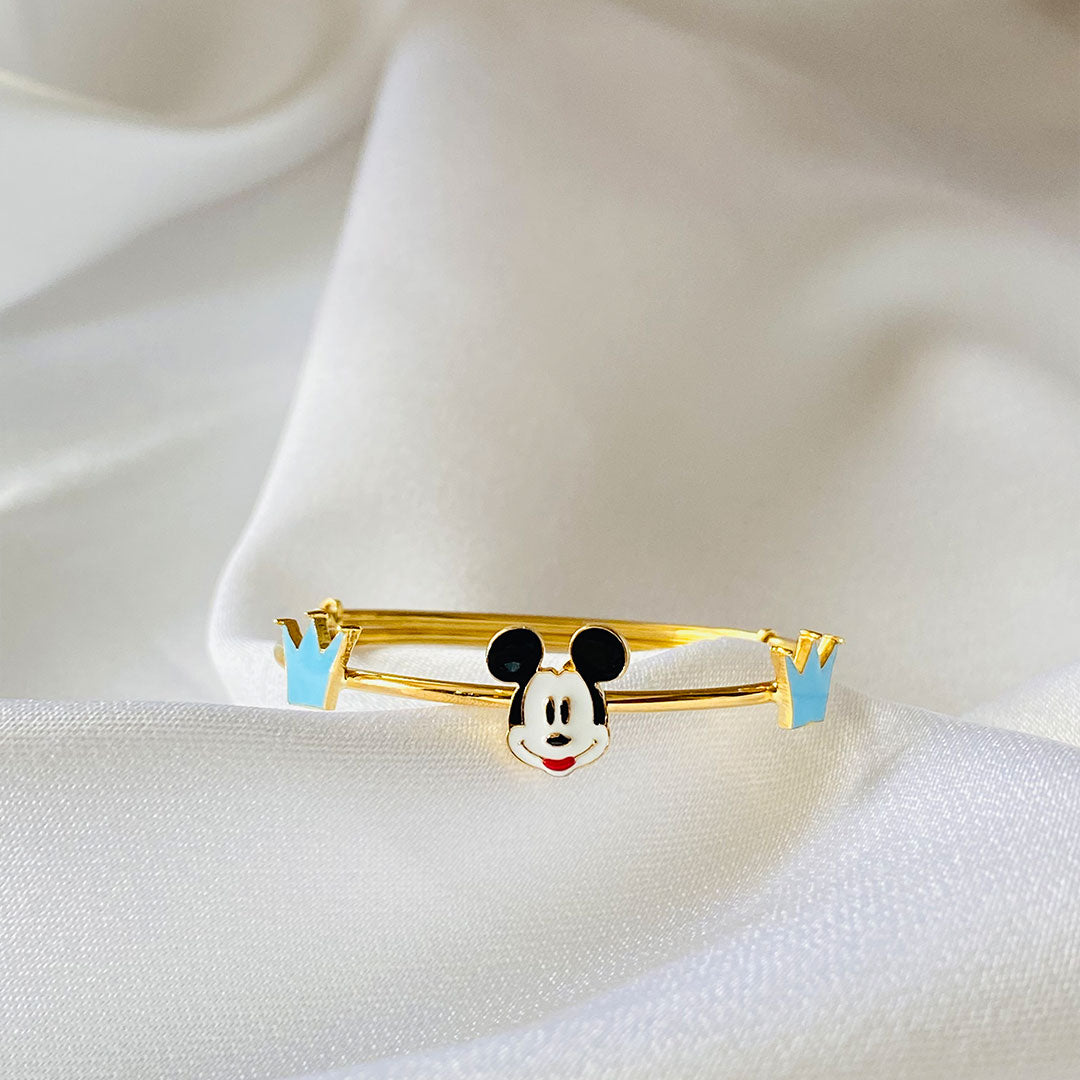 Mickey Crowns Gold Kada