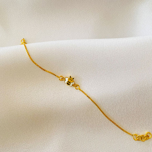 Honey Bee Gold Bracelet