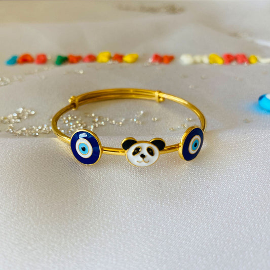 Cute Panda Kada Silver