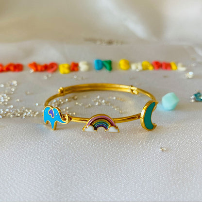 The Bumpy Elephant Silver Kada