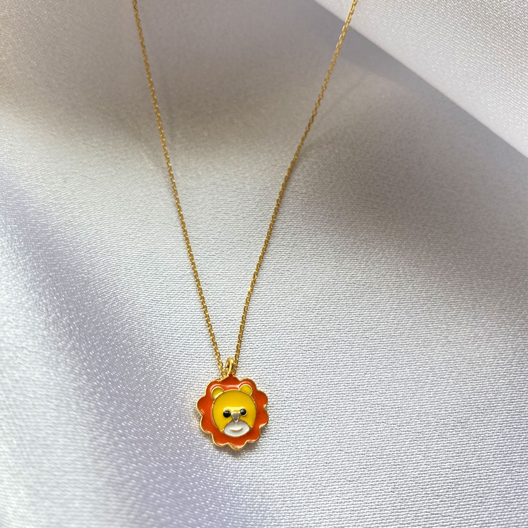 Lion Silver Pendant With Chain