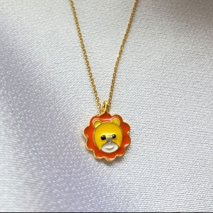 Lion Silver Pendant With Chain