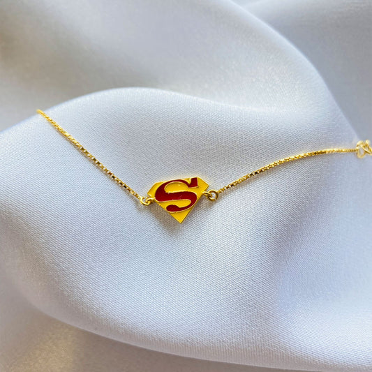 Superman Gold Bracelet