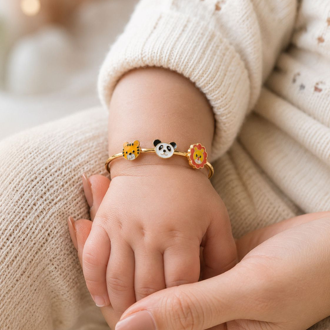 Tiger Panda Silver Kada
