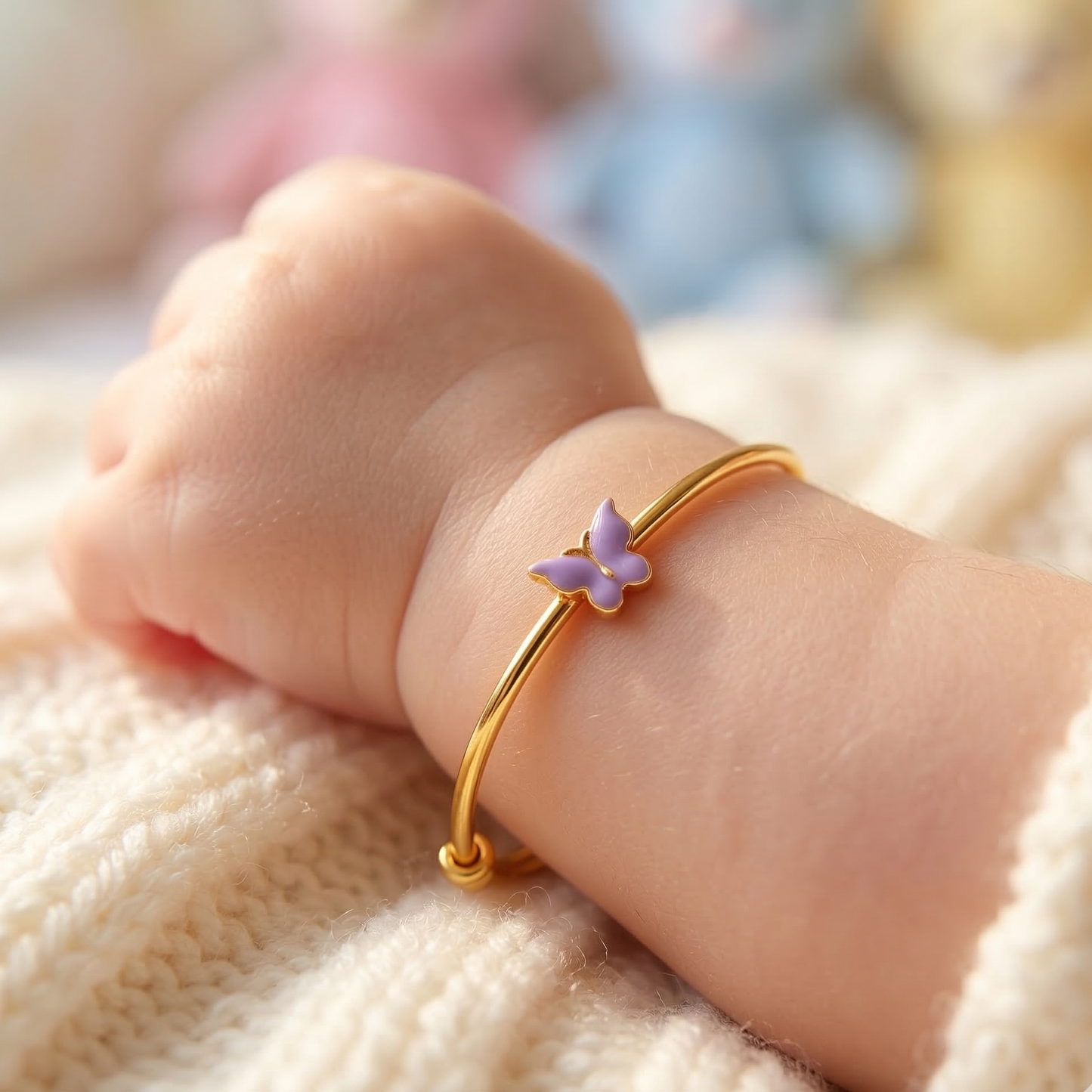 Butterfly Silver Kada