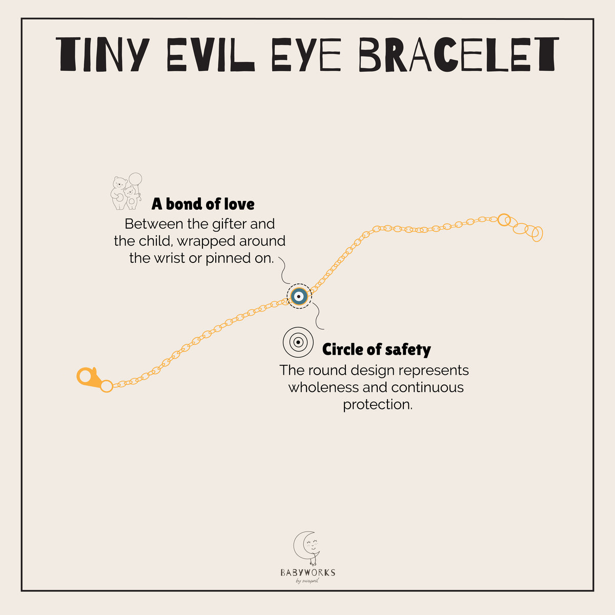 Tiny Evil Eye Silver Bracelet feature image
